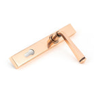 Polished Bronze Avon Slimline Lever Espag. Lock Set | From The Anvil - Espagnolette - From The Anvil - Yester Home