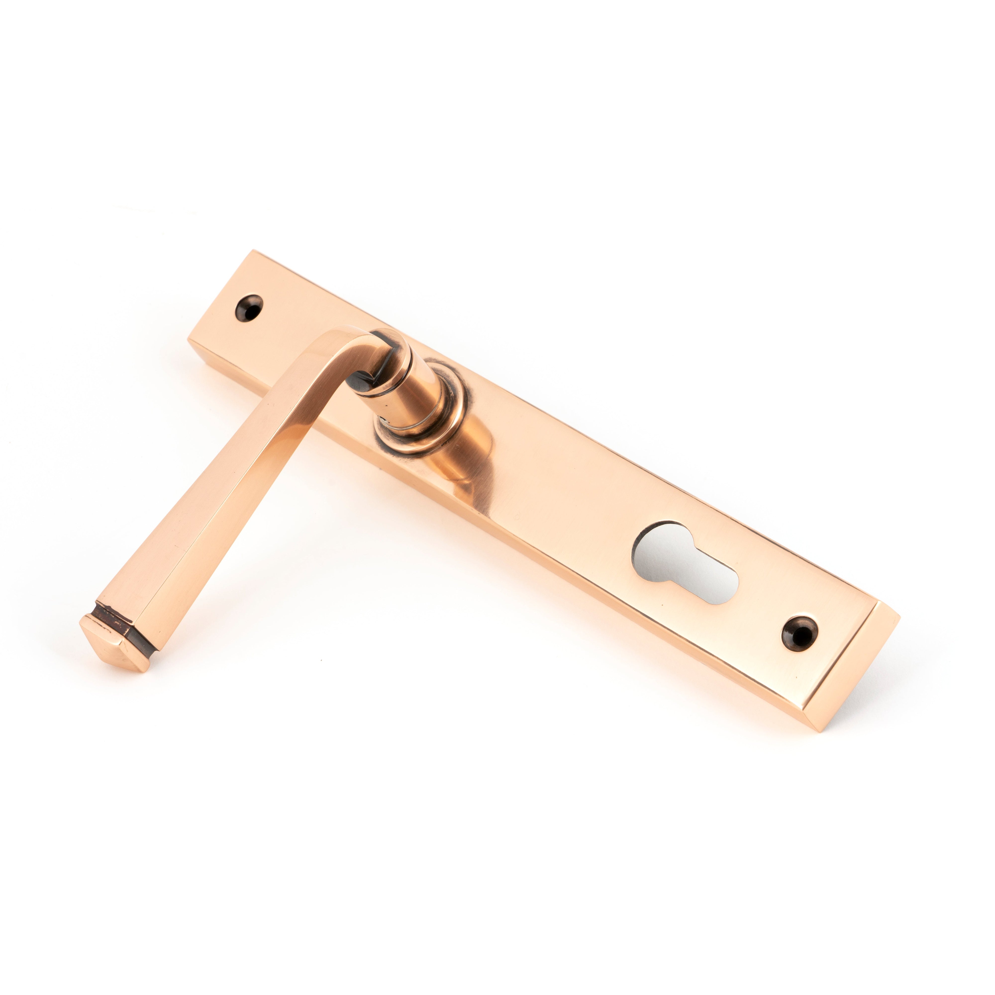 Polished Bronze Avon Slimline Lever Espag. Lock Set | From The Anvil-Espagnolette-Yester Home