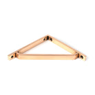 Polished Bronze Barton Shelf Bracket (150mm x 150mm) | From The Anvil - Shelf Brackets - From The Anvil - Yester Home