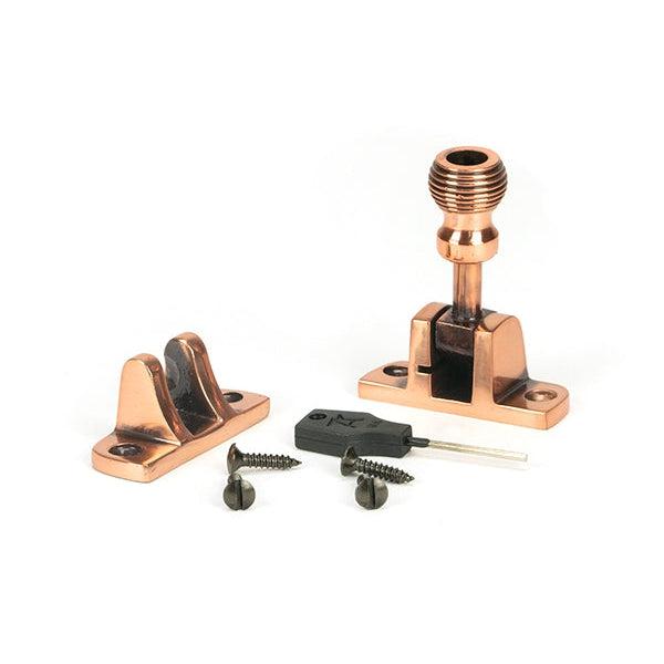 Polished Bronze Beehive Brighton Fastener (Radiused) | From The Anvil-Fasteners-Yester Home