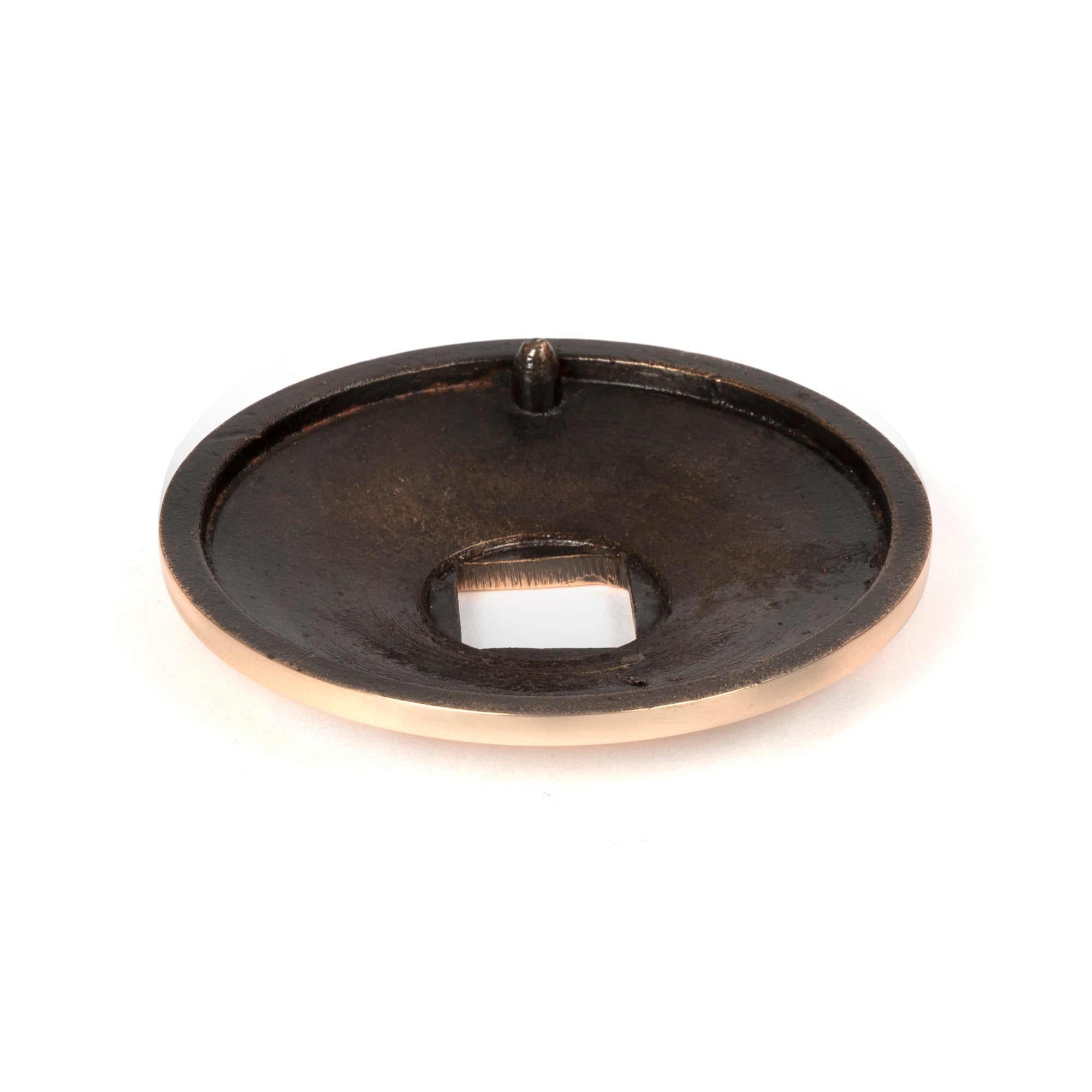 Polished Bronze Beehive Centre Door Knob | From The Anvil-Centre Door Knobs-Yester Home