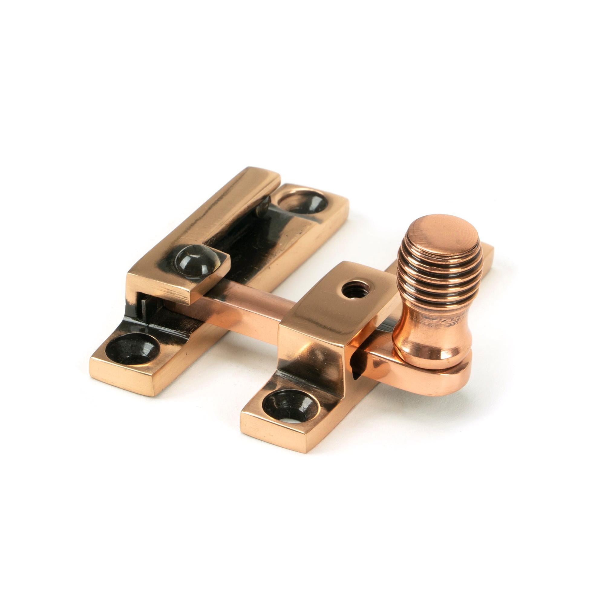 Polished Bronze Beehive Quadrant Fastener - Narrow | From The Anvil - Quadrant Fasteners - From The Anvil - Yester Home