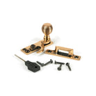 Polished Bronze Beehive Sash Hook Fastener | From The Anvil-Sash Hook Fasteners-Yester Home