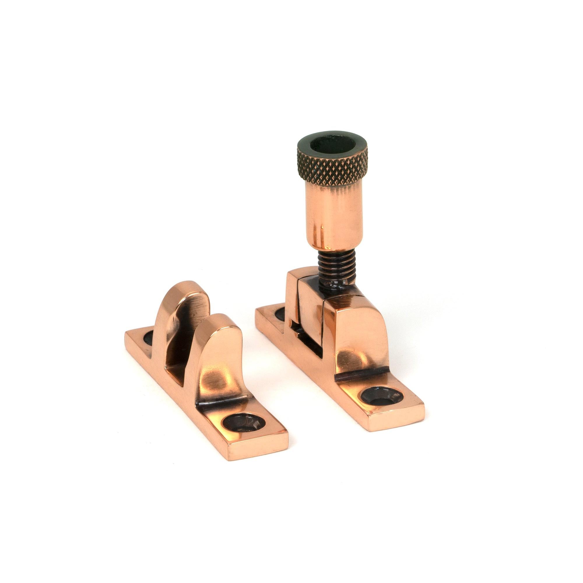 Polished Bronze Brompton Brighton Fastener - Narrow (Square) | From The Anvil - Brighton Fasteners - From The Anvil - Yester Home