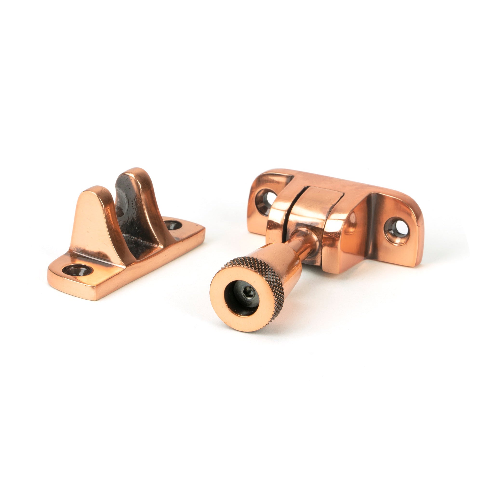 Polished Bronze Brompton Brighton Fastener (Radiused) | From The Anvil-Fasteners-Yester Home