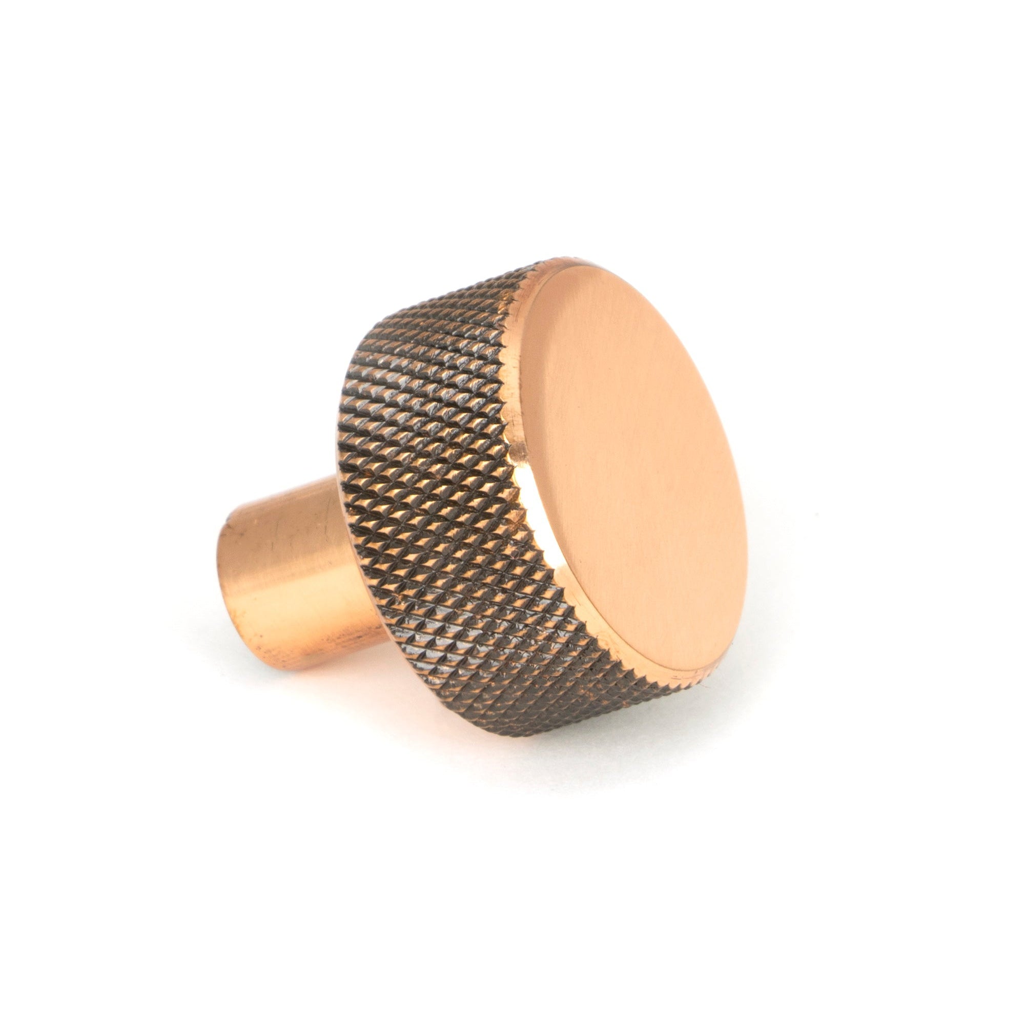 Polished Bronze Brompton Cabinet Knob - 25mm (No rose) | From The Anvil-Cabinet Knobs-Yester Home