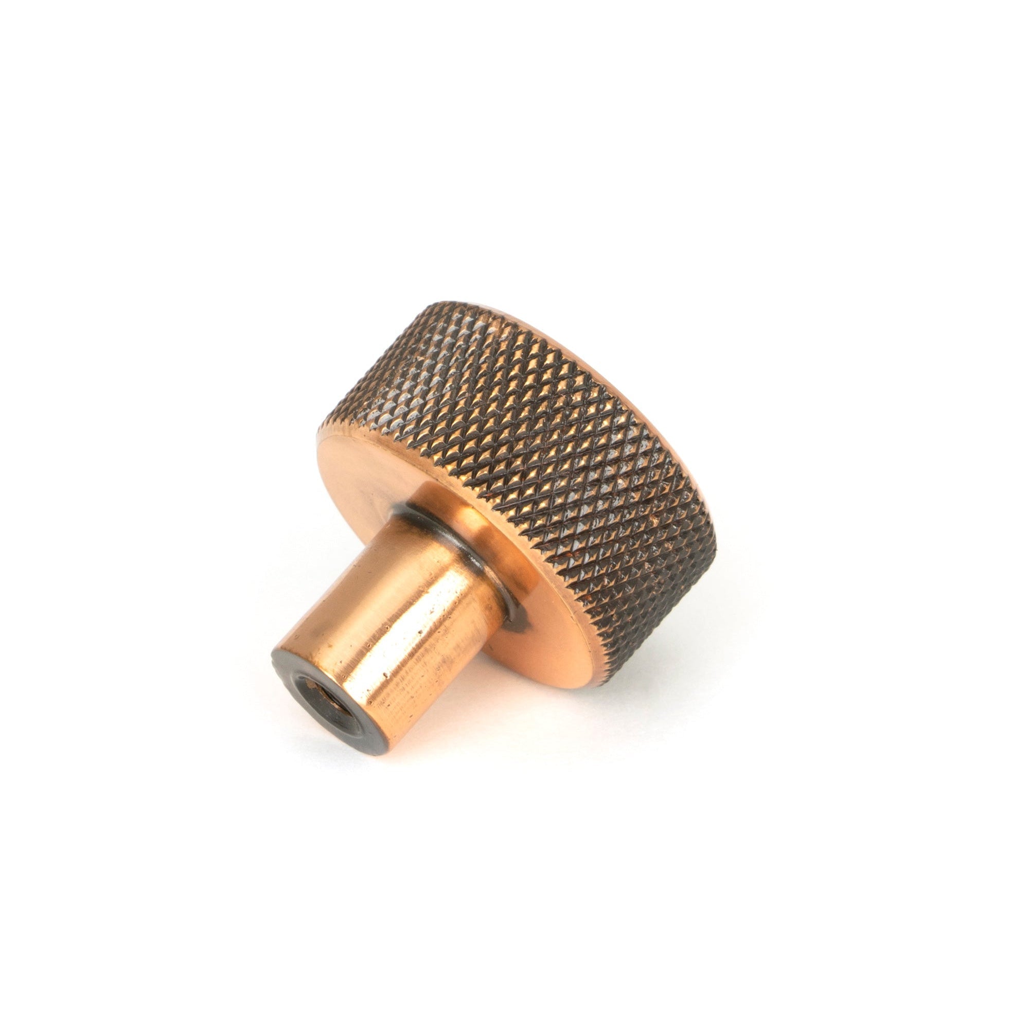 Polished Bronze Brompton Cabinet Knob - 25mm (No rose) | From The Anvil-Cabinet Knobs-Yester Home