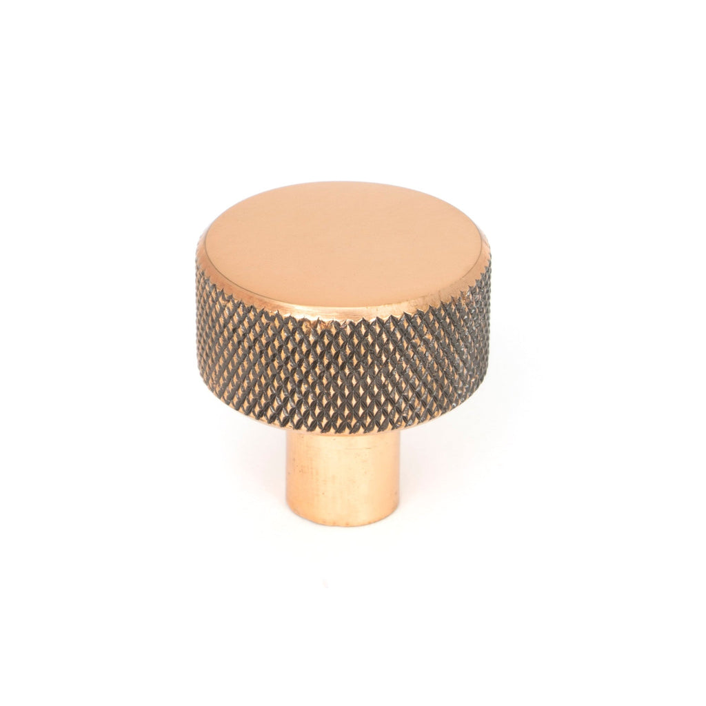 Polished Bronze Brompton Cabinet Knob - 25mm (No rose) | From The Anvil-Cabinet Knobs-Yester Home