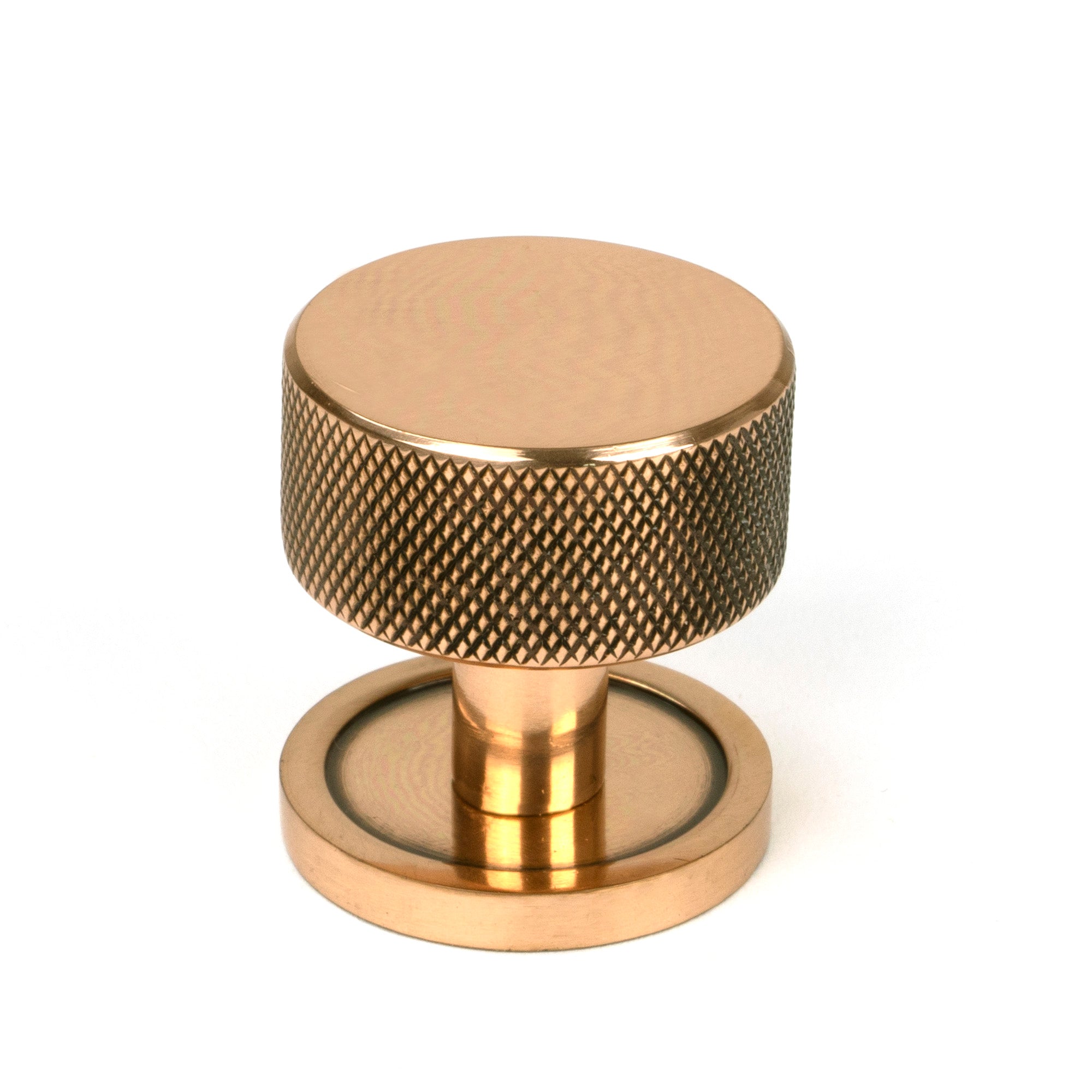 Polished Bronze Brompton Cabinet Knob - 32mm (Plain) | From The Anvil - Cabinet Knobs - From The Anvil - Yester Home