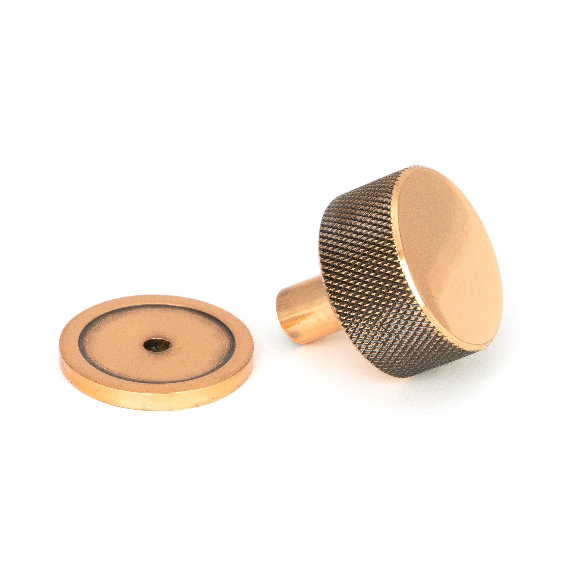 Polished Bronze Brompton Cabinet Knob - 32mm (Plain) | From The Anvil-Cabinet Knobs-Yester Home