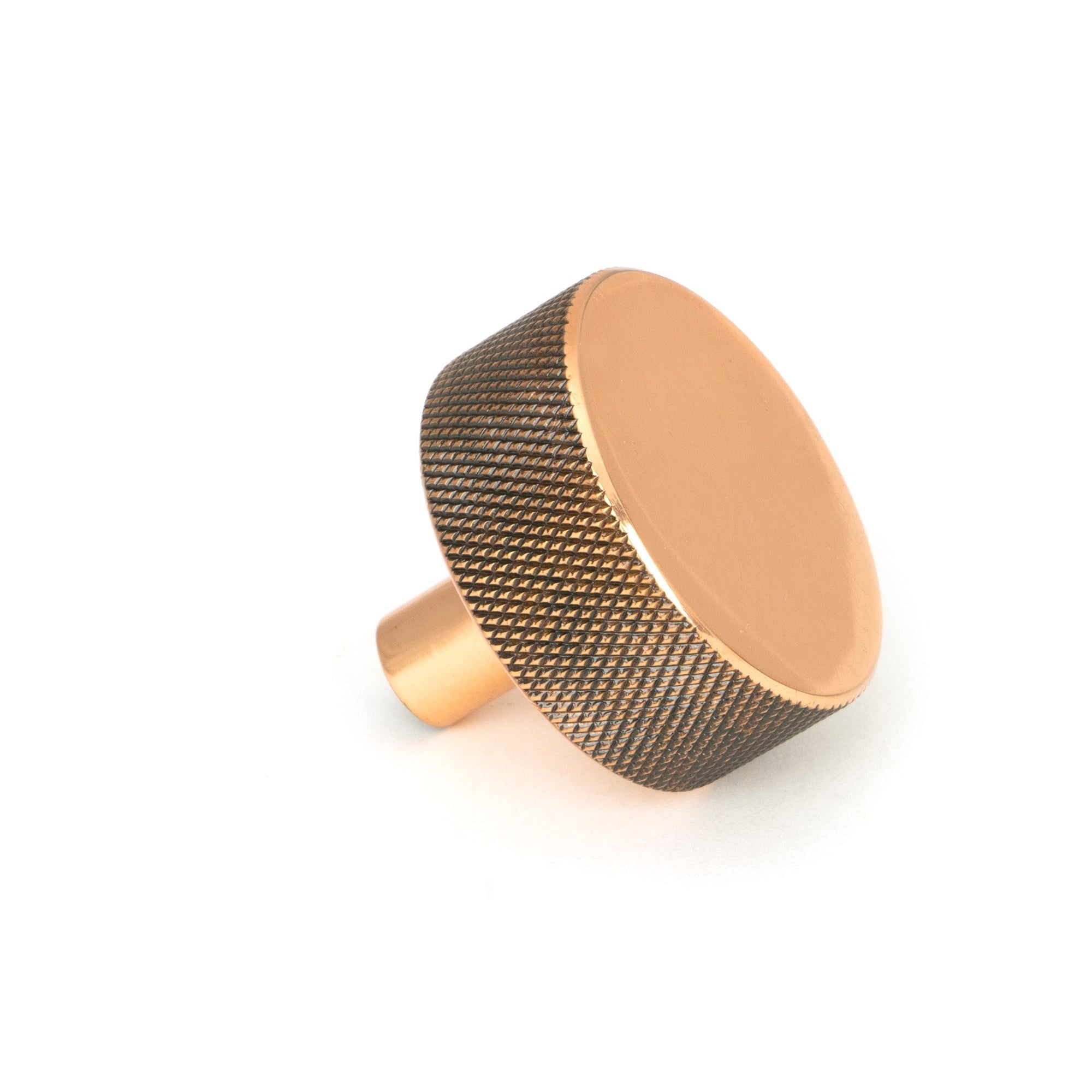 Polished Bronze Brompton Cabinet Knob - 38mm (No rose) | From The Anvil-Cabinet Knobs-Yester Home
