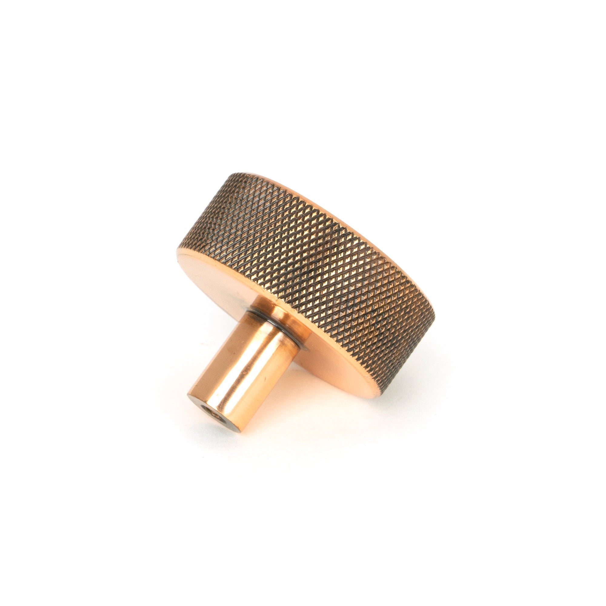 Polished Bronze Brompton Cabinet Knob - 38mm (No rose) | From The Anvil-Cabinet Knobs-Yester Home