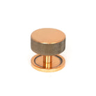 Polished Bronze Brompton Cabinet Knob - 38mm (Plain) | From The Anvil - Cabinet Knobs - From The Anvil - Yester Home