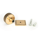 Polished Bronze Brompton Cabinet Knob - 38mm (Square) | From The Anvil - Cabinet Knobs - From The Anvil - Yester Home
