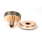 Polished Bronze Brompton Centre Door Knob (Art Deco) | From The Anvil - Centre Door Knobs - From The Anvil - Yester Home