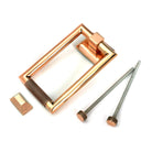 Polished Bronze Brompton Door Knocker | From The Anvil - Bolt-Through Door Knockers - From The Anvil - Yester Home