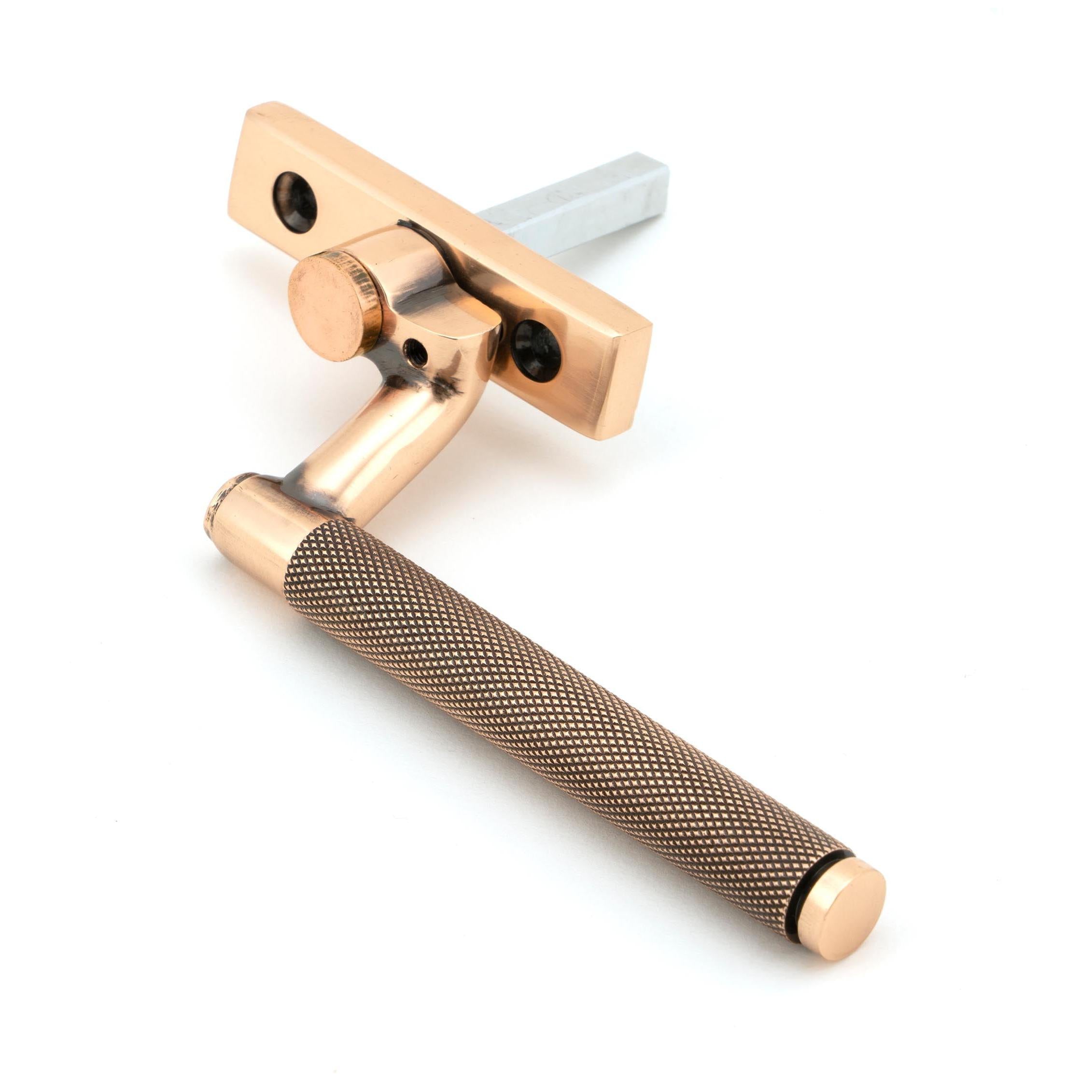 Polished Bronze Brompton Espag - LH | From The Anvil - Espag. Fasteners - From The Anvil - Yester Home