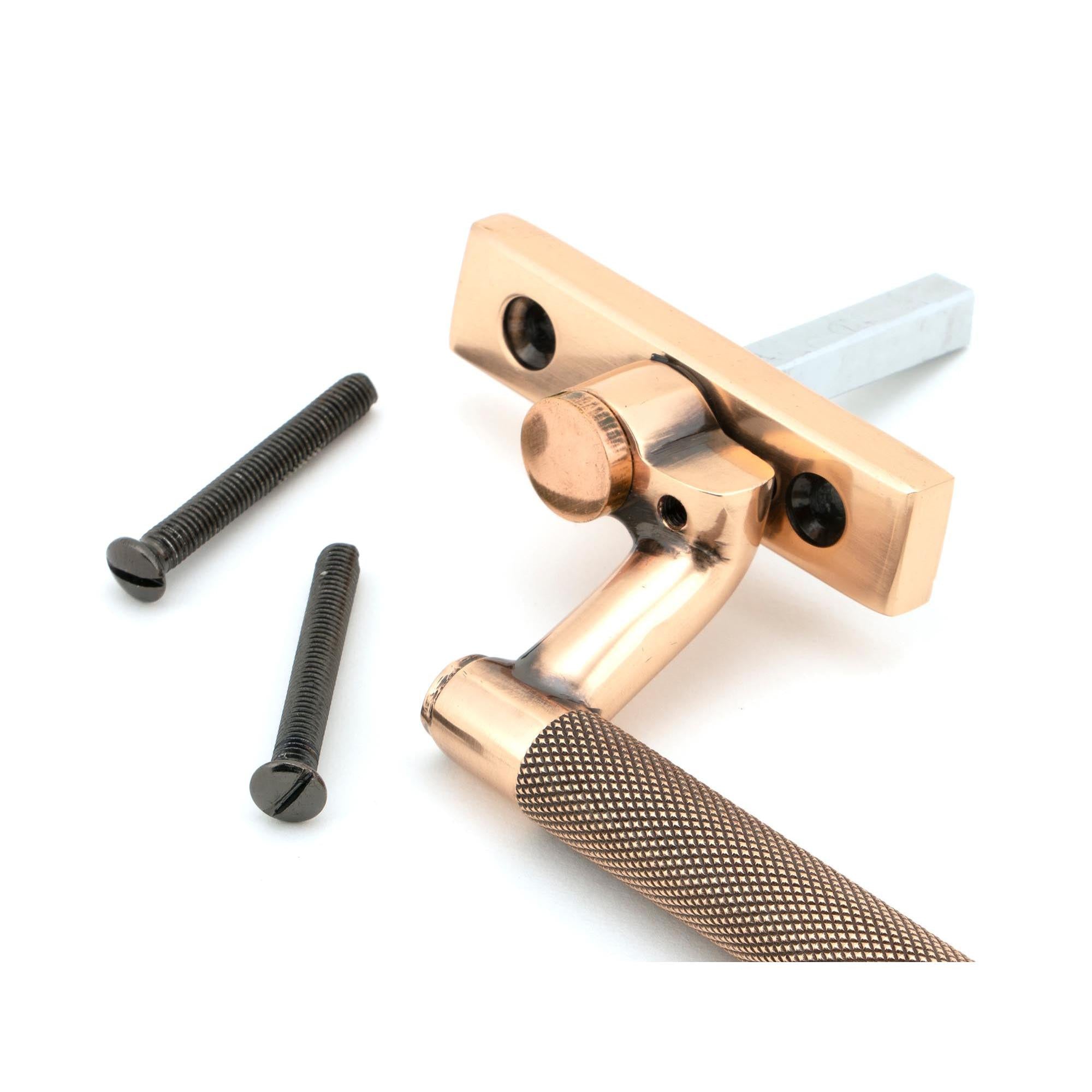 Polished Bronze Brompton Espag - LH | From The Anvil - Espag. Fasteners - From The Anvil - Yester Home