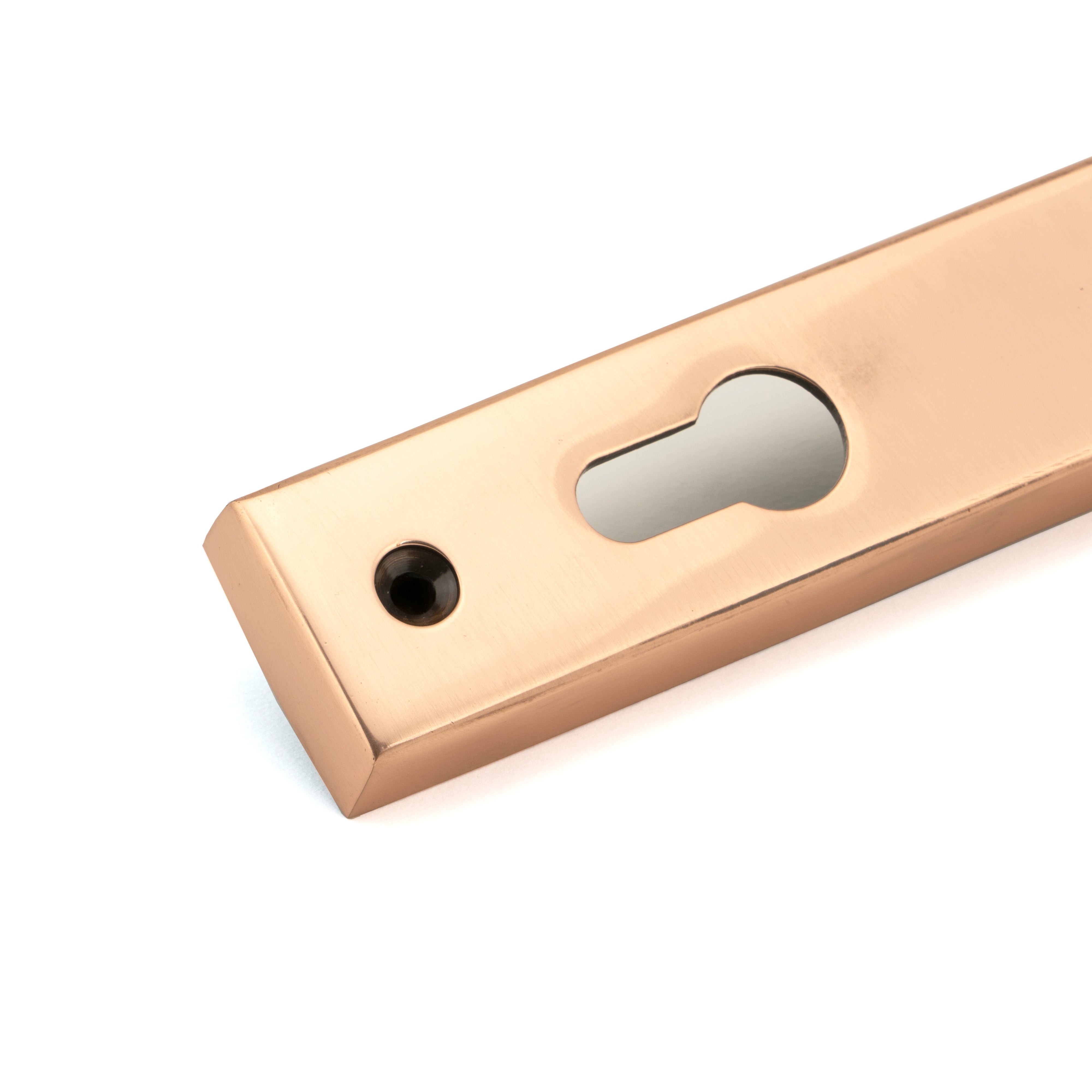 Polished Bronze Brompton Slimline Lever Espag. Lock Set | From The Anvil-Espagnolette-Yester Home