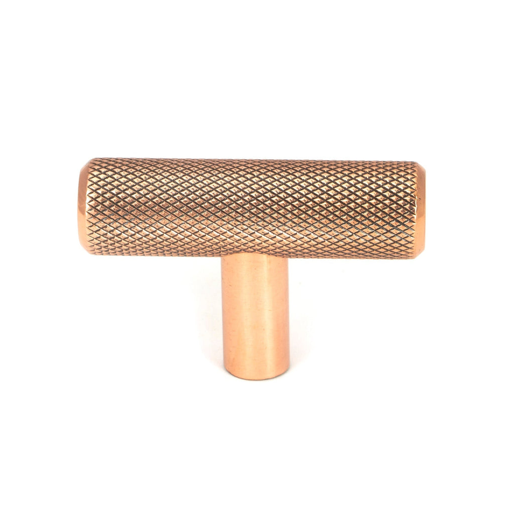 Polished Bronze Brompton T-Bar | From The Anvil-Cabinet Knobs-Yester Home