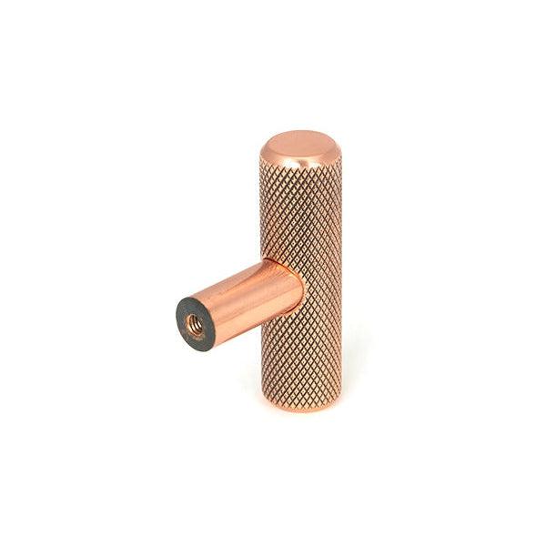 Polished Bronze Brompton T-Bar | From The Anvil-Cabinet Knobs-Yester Home