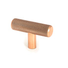 Polished Bronze Brompton T-Bar | From The Anvil - Cabinet Knobs - From The Anvil - Yester Home