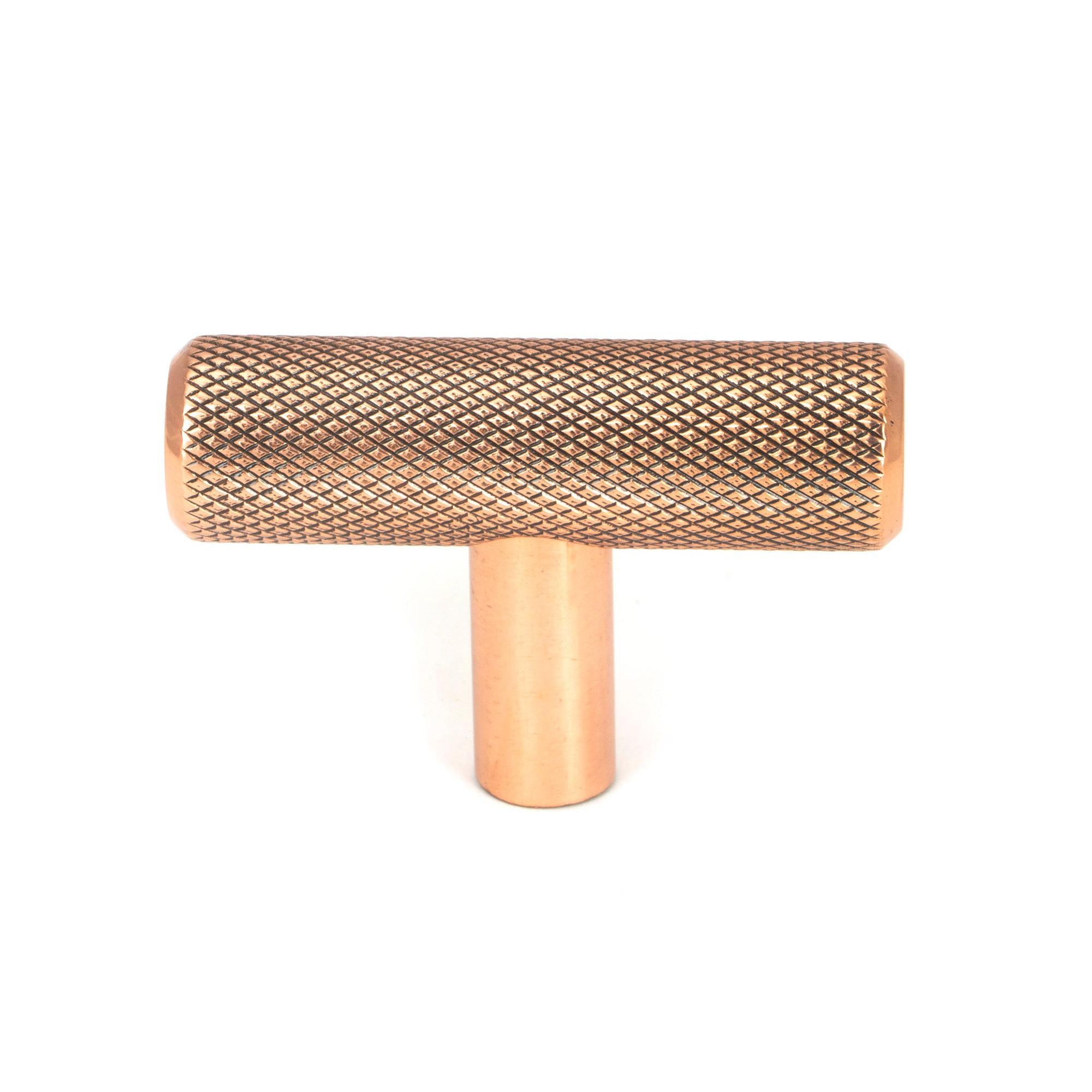 Polished Bronze Brompton T-Bar | From The Anvil - Cabinet Knobs - From The Anvil - Yester Home