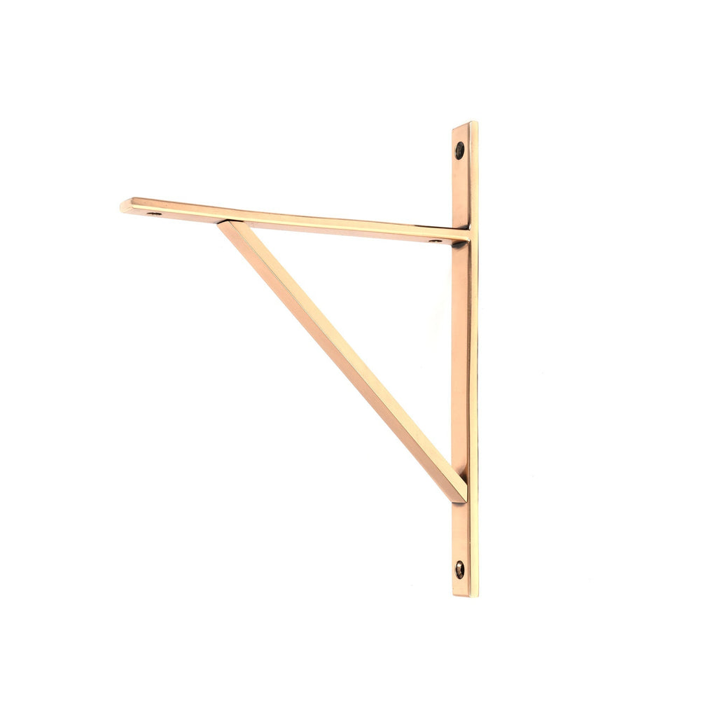 Polished Bronze Chalfont Shelf Bracket (260mm x 200mm) | From The Anvil
