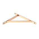Polished Bronze Chalfont Shelf Bracket (314mm x 250mm) | From The Anvil - Shelf Brackets - From The Anvil - Yester Home