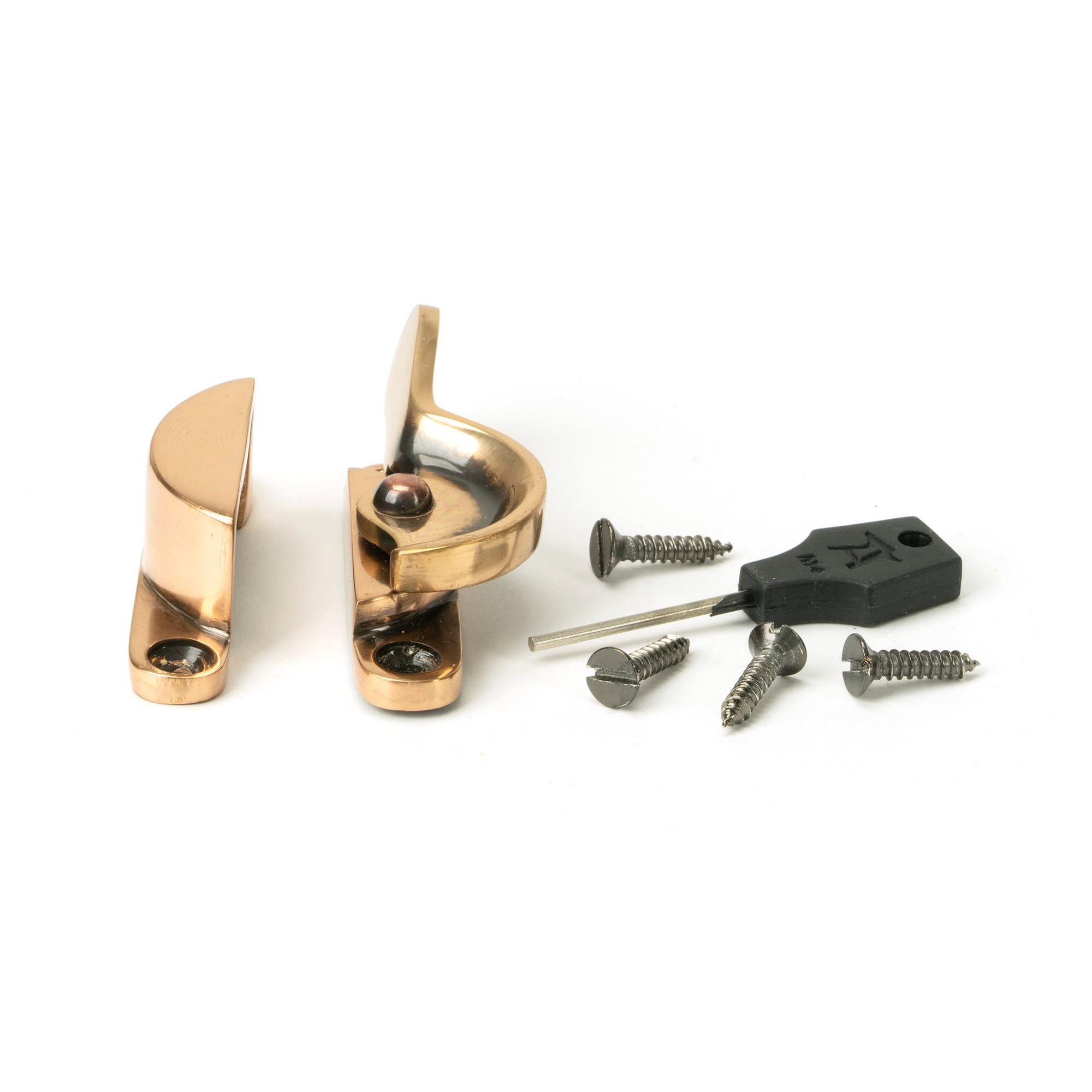Polished Bronze Fitch Fastener | From The Anvil - Fasteners - From The Anvil - Yester Home
