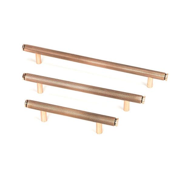 Polished Bronze Full Brompton Pull Handle - Medium | From The Anvil-Pull Handles-Yester Home