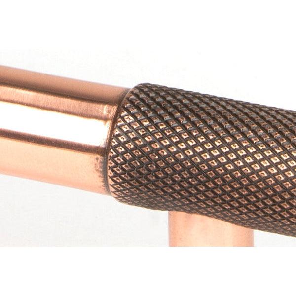 Polished Bronze Half Brompton Pull Handle - Large | From The Anvil-Pull Handles-Yester Home