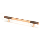 Polished Bronze Half Brompton Pull Handle - Medium | From The Anvil - Pull Handles - From The Anvil - Yester Home