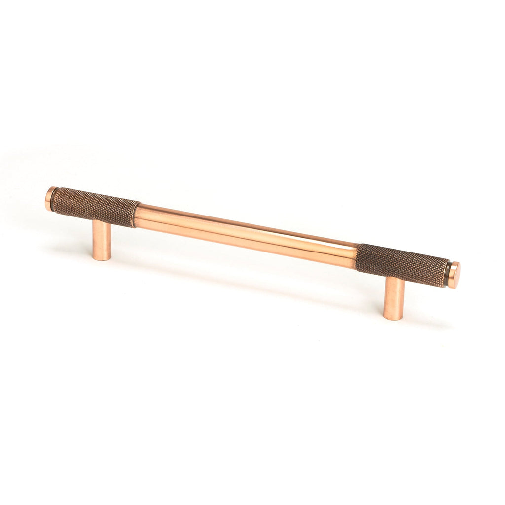 Polished Bronze Half Brompton Pull Handle - Medium | From The Anvil-Pull Handles-Yester Home