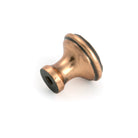Polished Bronze Hammered Cabinet Knob - Small - Cabinet Knobs - From The Anvil - Yester Home