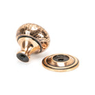 Polished Bronze Hammered Mushroom Cabinet Knob 32mm | From The Anvil-Cabinet Knobs-Yester Home