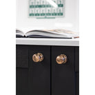 Polished Bronze Hammered Mushroom Cabinet Knob 32mm | From The Anvil-Cabinet Knobs-Yester Home
