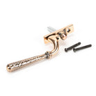 Polished Bronze Hammered Newbury Espag - RH | From The Anvil - Espag. Fasteners - From The Anvil - Yester Home