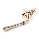 Polished Bronze Hammered Newbury Espag - RH | From The Anvil-Espag. Fasteners-Yester Home