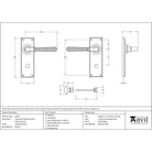 Polished Bronze Hammered Newbury Lever Bathroom Set | From The Anvil - Lever Bathroom - From The Anvil - Yester Home