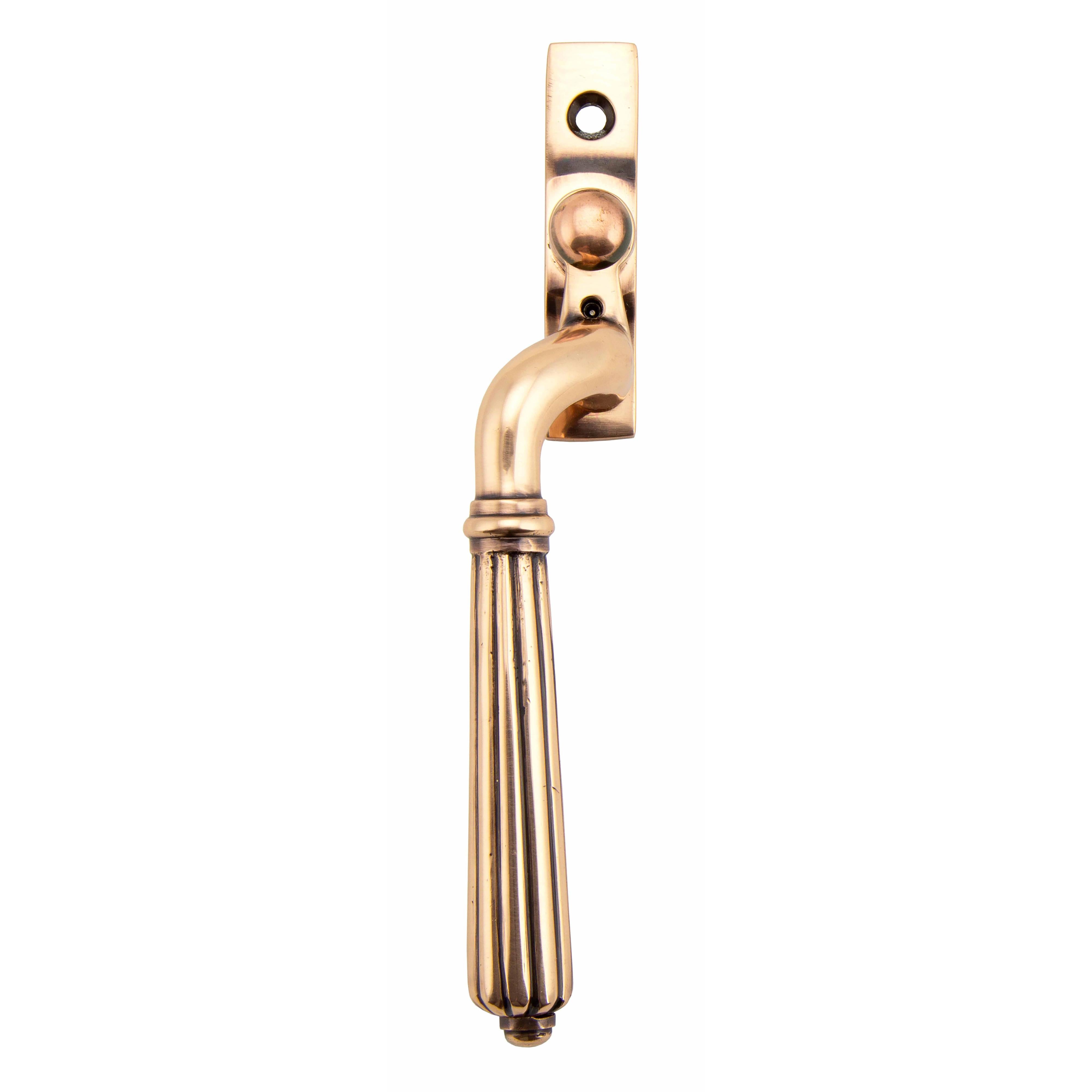 Polished Bronze Hinton Espag - LH | From The Anvil - Espag. Fasteners - From The Anvil - Yester Home