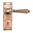 Polished Bronze Hinton Lever Bathroom Set | From The Anvil - Lever Bathroom - From The Anvil - Yester Home