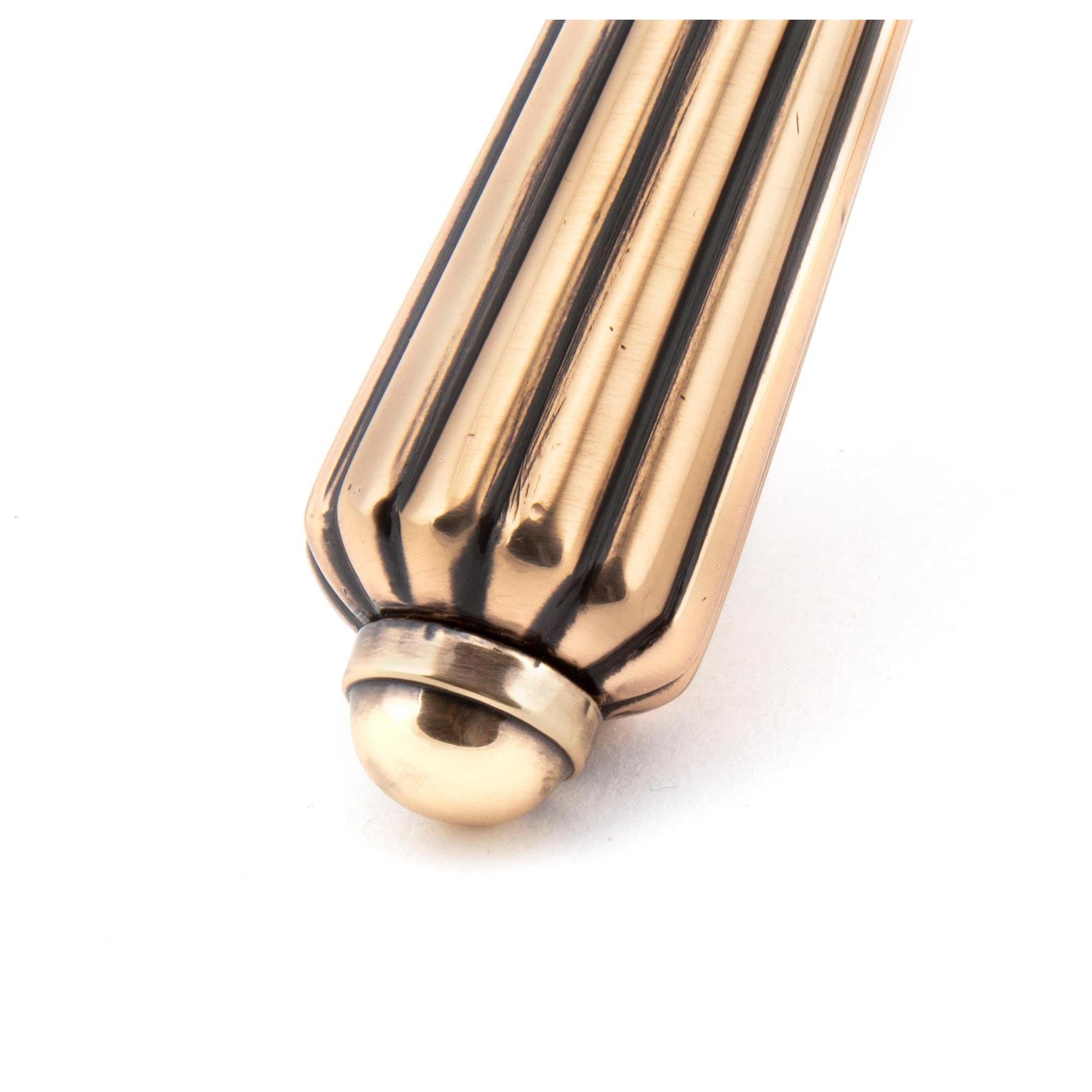 Polished Bronze Hinton Lever Latch Set | From The Anvil - Lever Latch - From The Anvil - Yester Home
