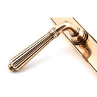 Polished Bronze Hinton Slimline Lever Espag. Lock Set | From The Anvil - Espagnolette - From The Anvil - Yester Home