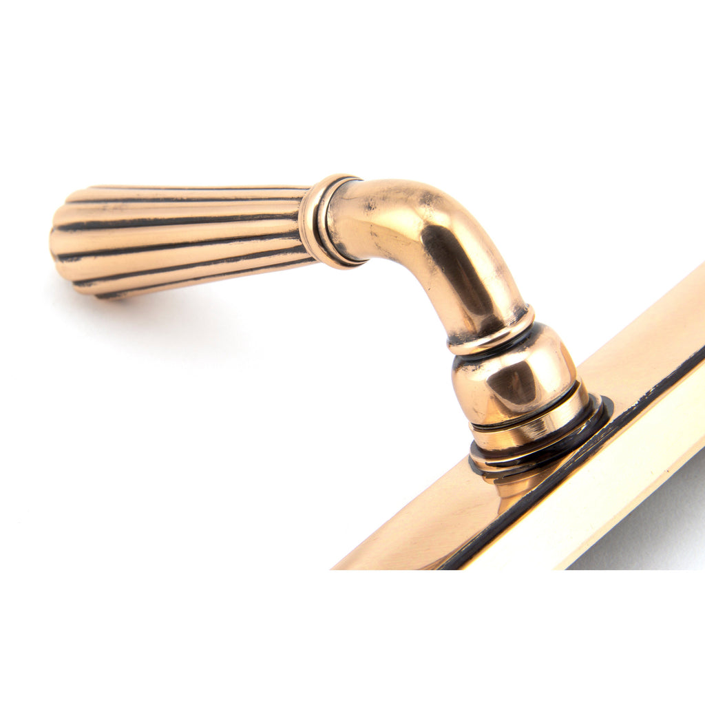 Polished Bronze Hinton Slimline Lever Espag. Lock Set | From The Anvil-Espagnolette-Yester Home