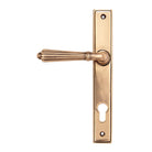 Polished Bronze Hinton Slimline Lever Espag. Lock Set | From The Anvil-Espagnolette-Yester Home