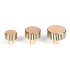 Polished Bronze Judd Cabinet Knob - 25mm (No rose) | From The Anvil-Cabinet Knobs-Yester Home