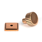 Polished Bronze Judd Cabinet Knob - 25mm (Square) | From The Anvil - Cabinet Knobs - From The Anvil - Yester Home
