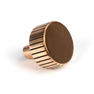 Polished Bronze Judd Cabinet Knob - 32mm (No rose) | From The Anvil-Cabinet Knobs-Yester Home
