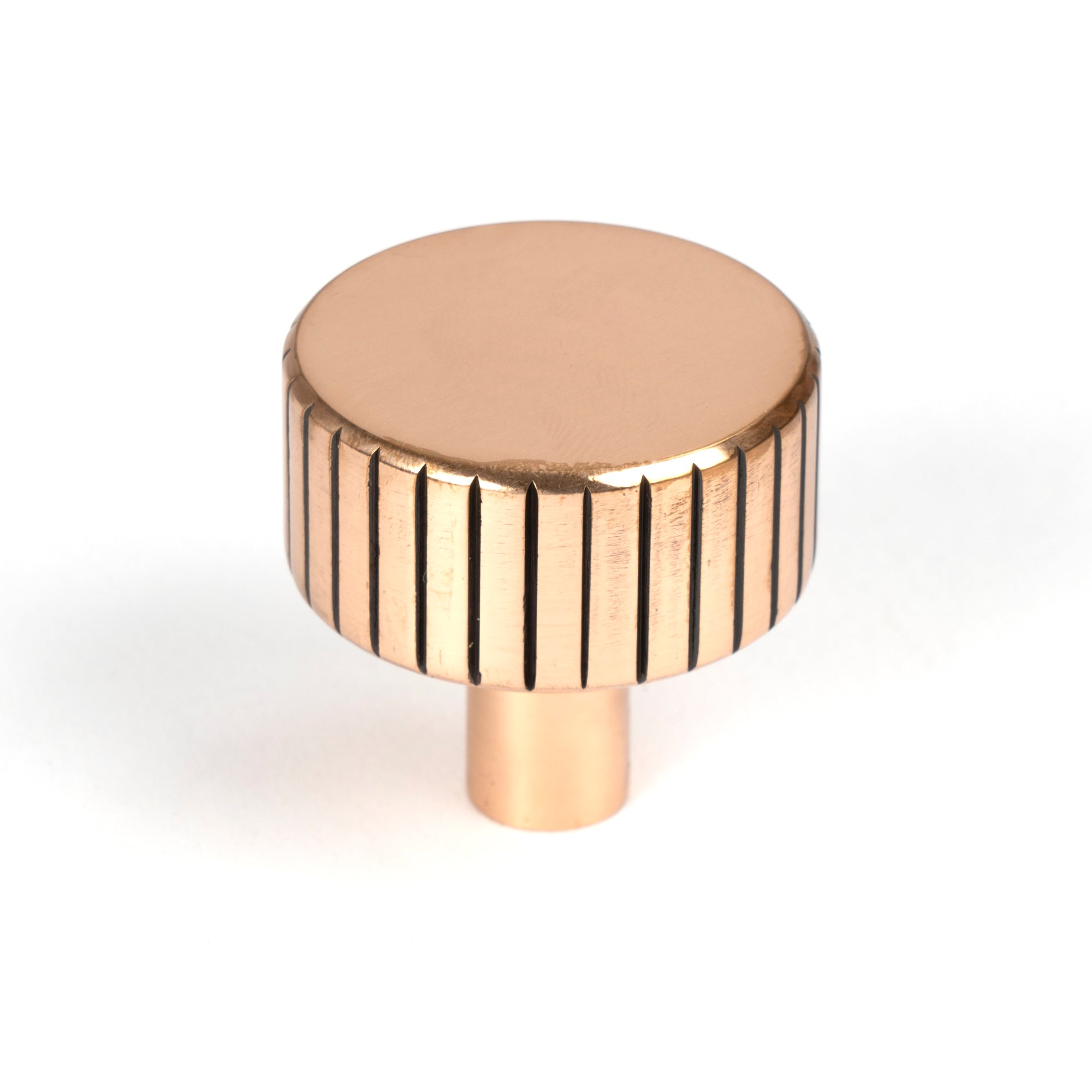 Polished Bronze Judd Cabinet Knob - 32mm (No rose) | From The Anvil-Cabinet Knobs-Yester Home